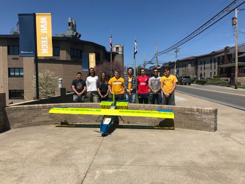 The SAE Aero team poses with their 2018 build