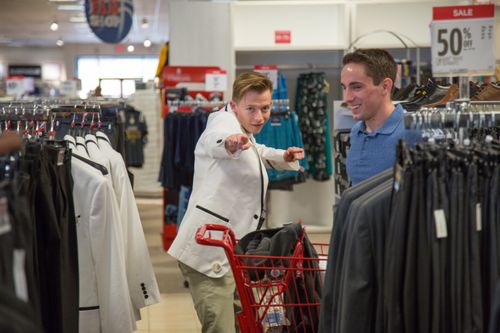 Students enjoy their time at the JCP Suit Up event.
