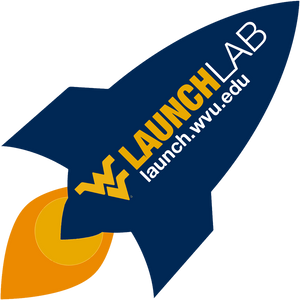 The LaunchLab: a blue rocket shooting into the sky.